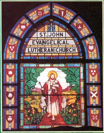 St. John Lutheran Church Stained Glass Window